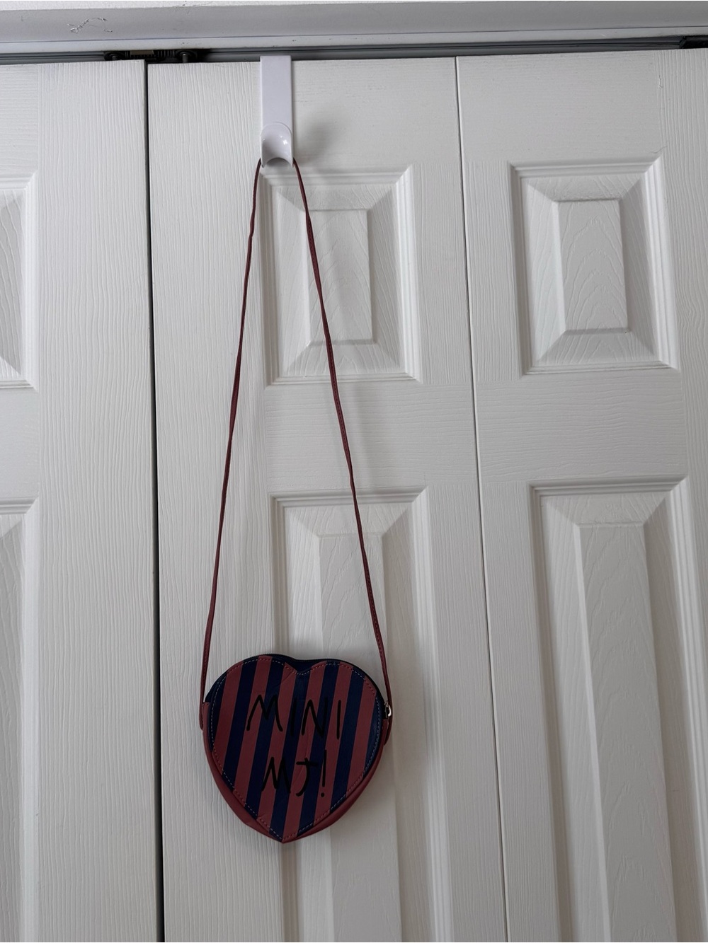 Little Marc Jacobs Heart Mini Crossbody in Navy and Rose